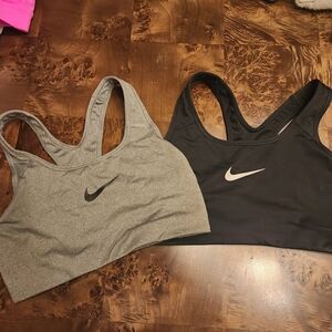 Nike Gray Dri-FIT Sports Bra